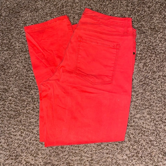 Bright Red Pants/Capris - Picture 1 of 3